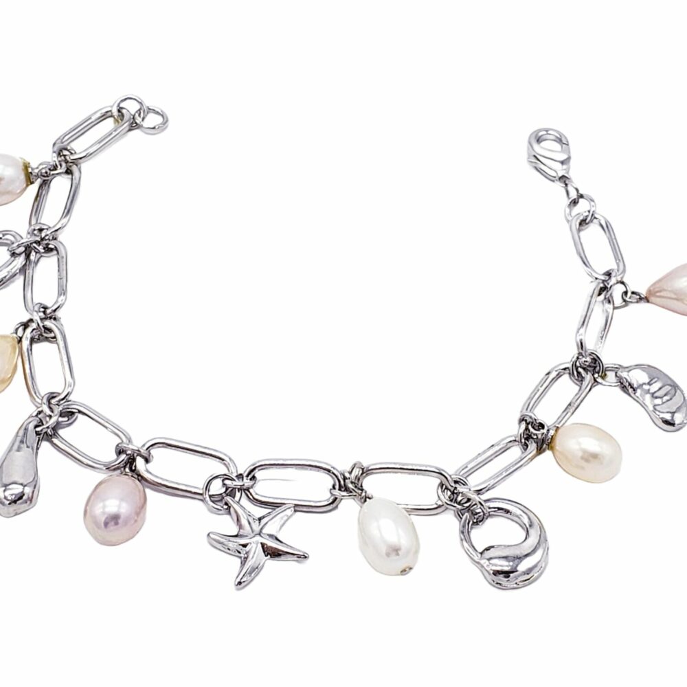 Pearl Charms Bracelet (BA-200621)