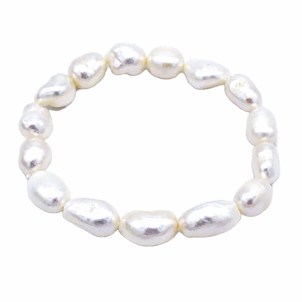 Pearl Stretchable Baroque Bracelet - BA-200711