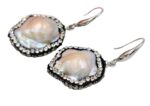 Baroque Pearl with Swarovski Earrings (ER-907506)