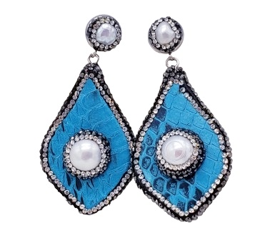 Python Earrings - Turquoise (LE-805089)