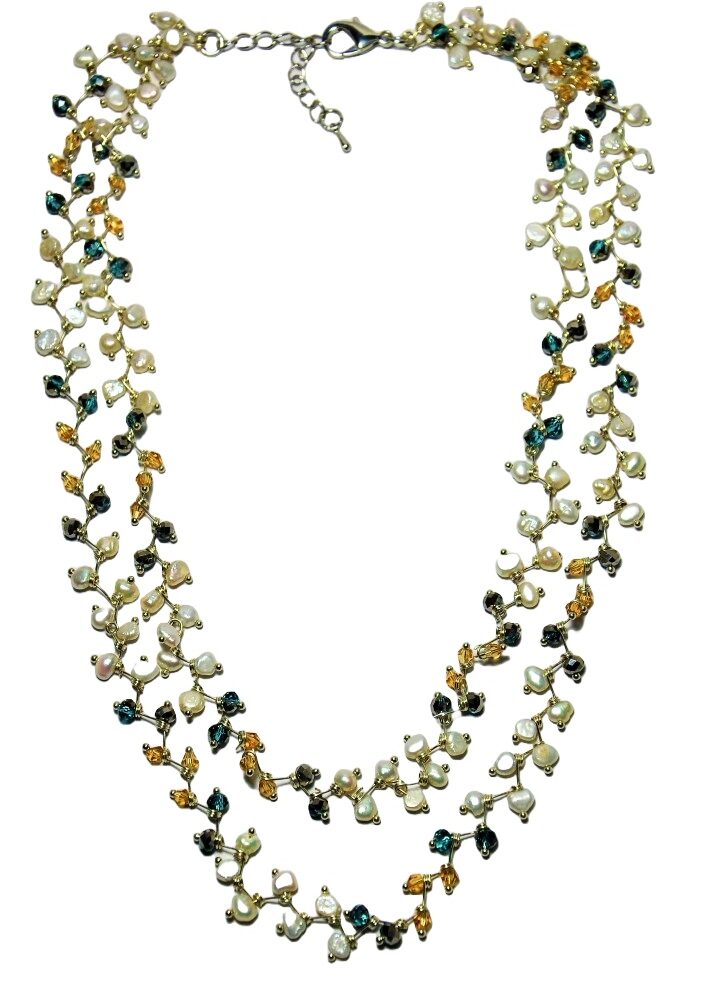 Galaxy Seed Pearl Necklace (NLM-3301-30)