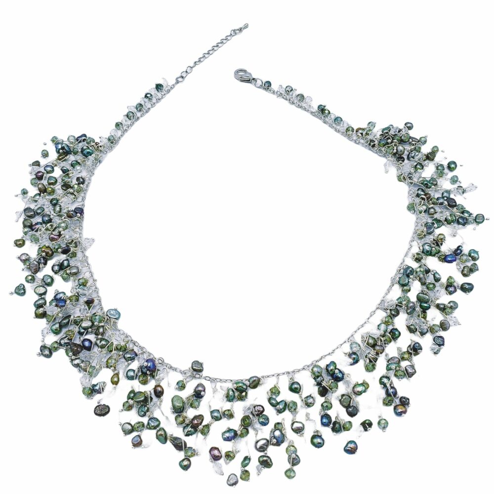 Galaxy Seed Pearl Necklace (NLM-6501)