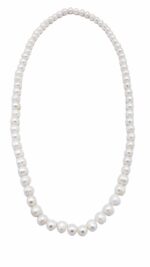 Classic Long Strand Pearl Necklace - PN-800013