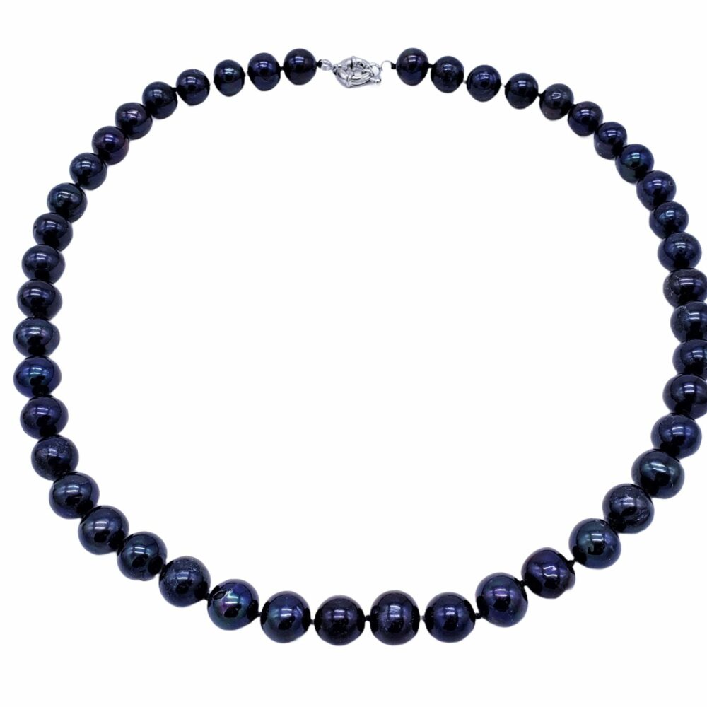 Classic Black Pearl Necklace - PN-800065