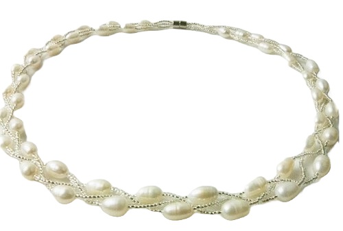 Classic Triple Strands Necklace (PN-903513)