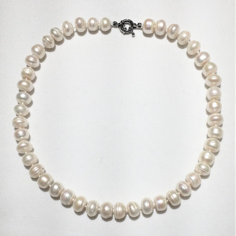 Classic Rondell Pearl Necklace (PN-903535)