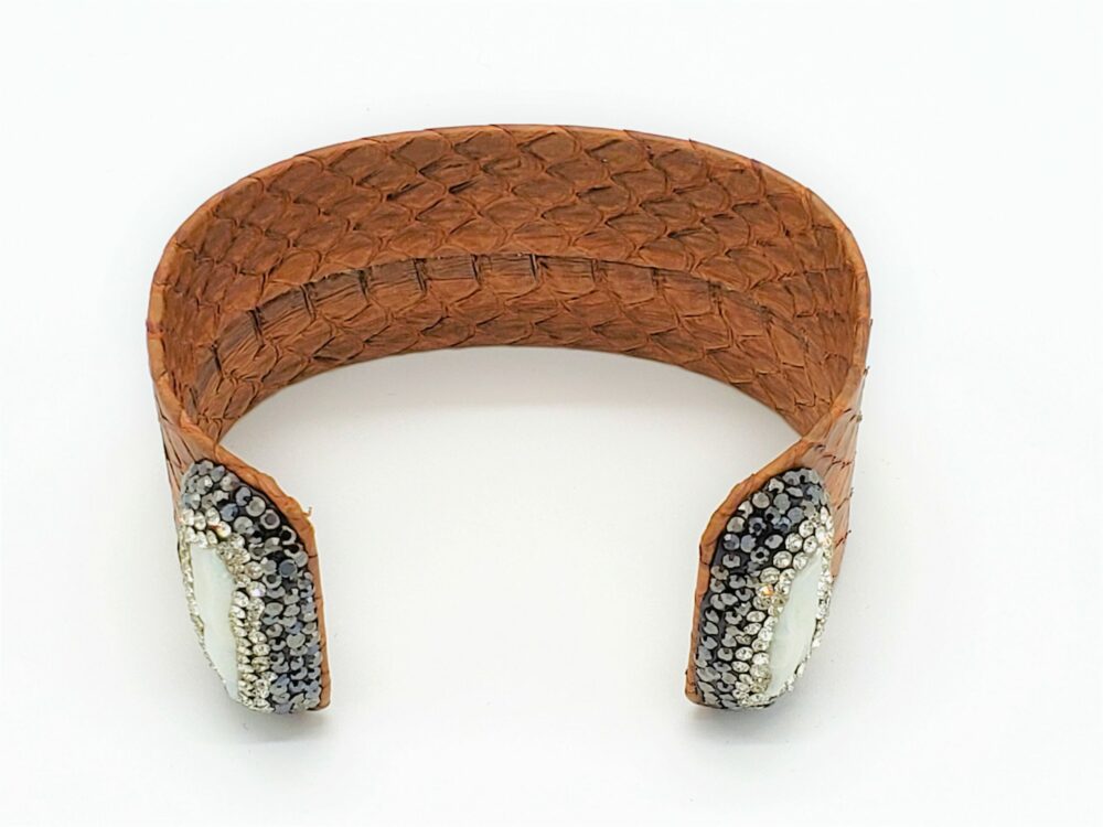 Python Pearl Bangle - Brown (LB-805085)