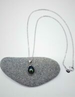 7-8mm Single Pearl Pendant Only - Black / Peacock Color (PD-805129)