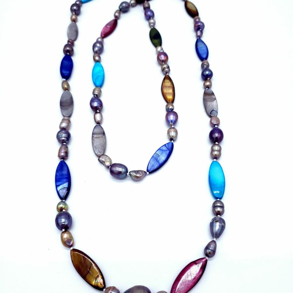 Multi Color Long Necklace (PN-190330)