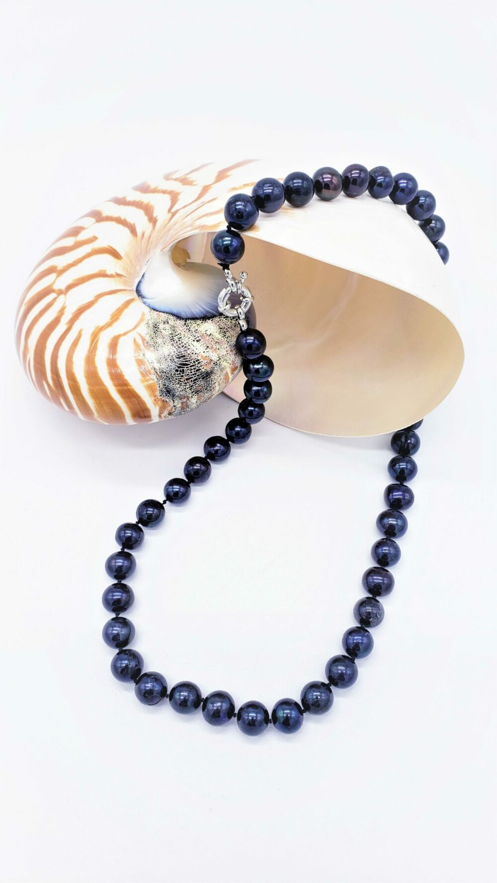 Classic Black Pearl Necklace - PN-800065